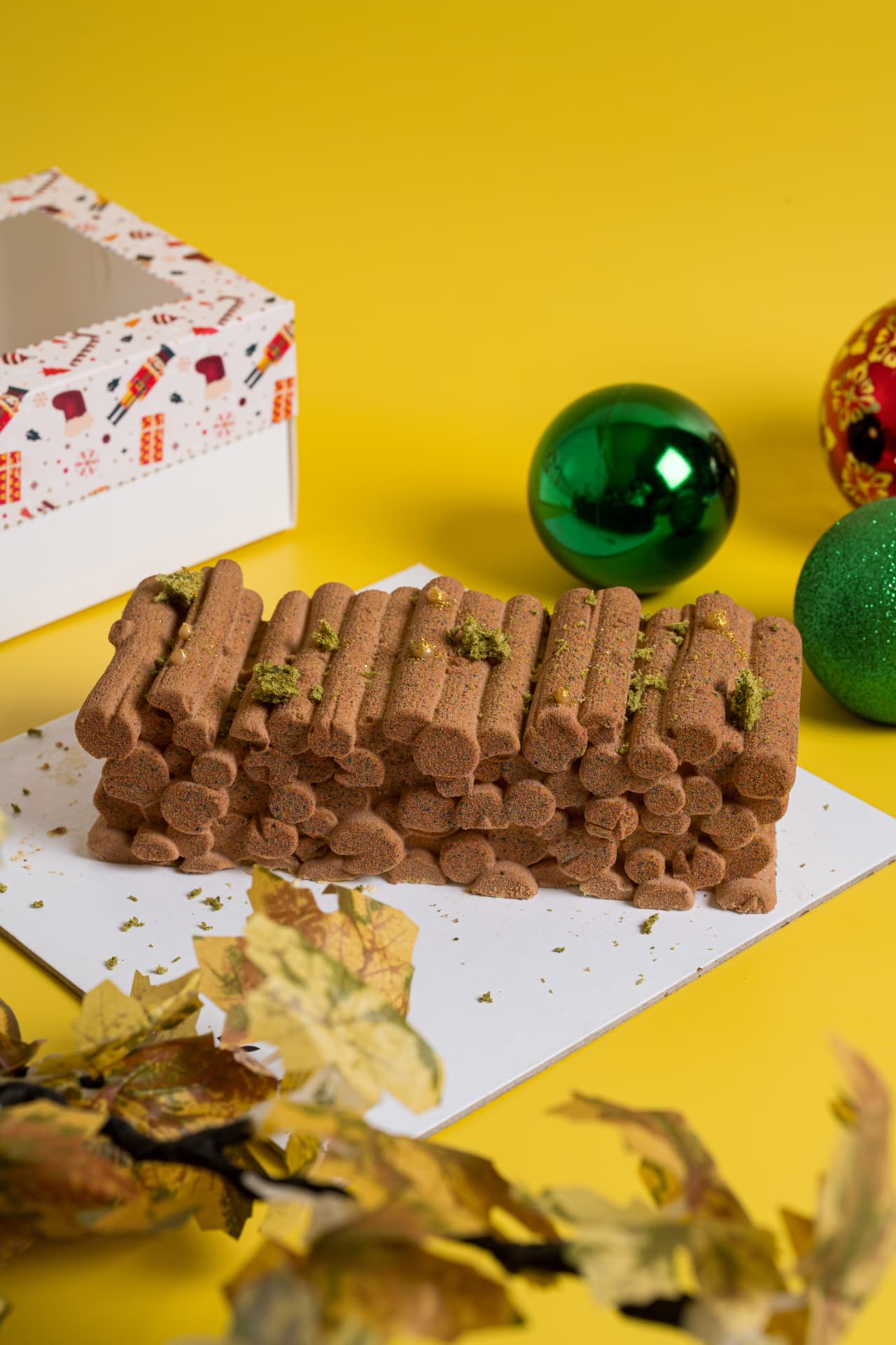 Chocolate pastry detail